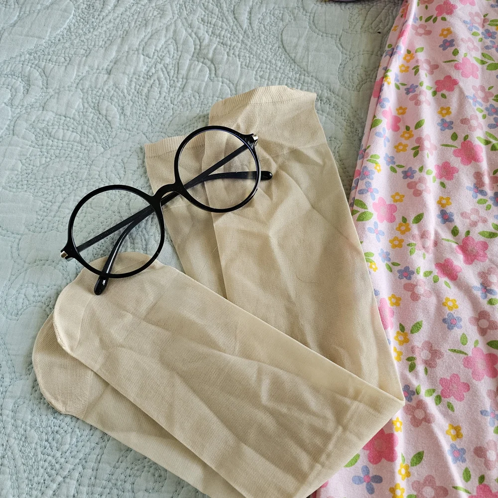 100 Days Of School Girls' Pink Floral Shift with Glasses & Knee Hi Stockings